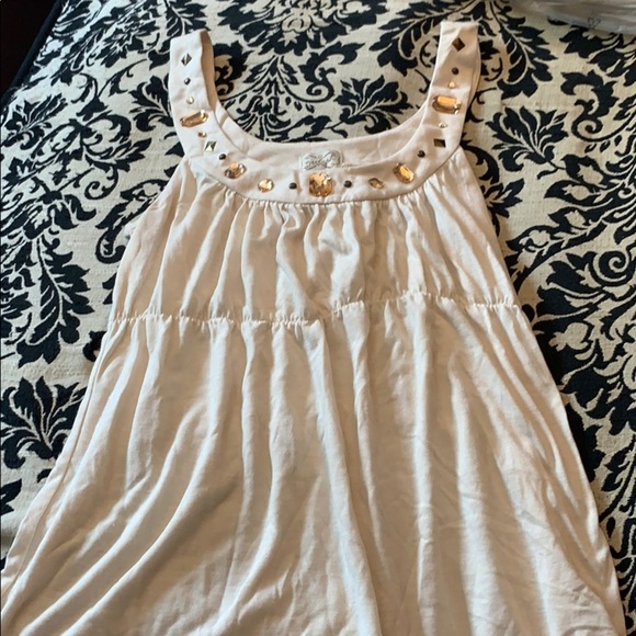 eyelash couture Tops - Tank top with gem details.